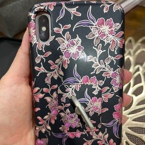 Floral Chrome iPhone Case for iPhone XS Max